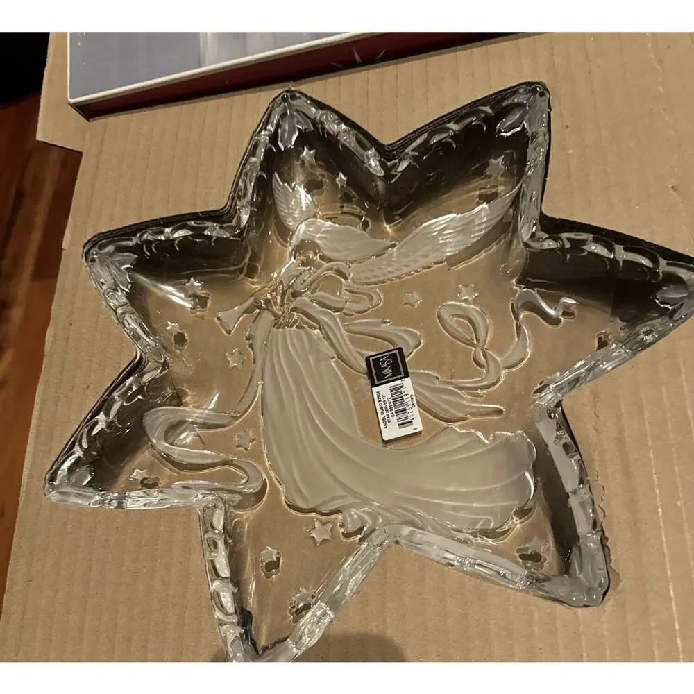 Mikasa Angel Music‎ Star Crystal Serving Platter 13